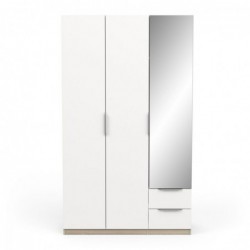 ARMOIRE 3 PORTES 2 TIROIRS GHOST