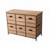 Commode 6 tiroirs basse