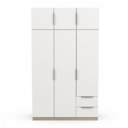 ARMOIRE 6 PORTES 2 TIROIRS GHOST