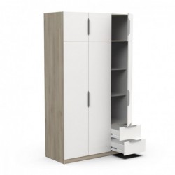 ARMOIRE 6 PORTES 2 TIROIRS GHOST