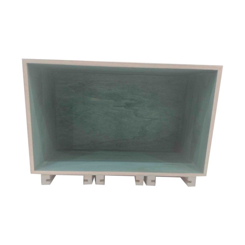 KB92-210364 CAISSE MURALE AVEC SUPPORT POUR VERRES