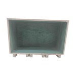 CAISSE MURALE AVEC SUPPORT POUR VERRES