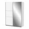 ARMOIRE 2 PORTES COULISSANTES + MIROIR GHOST