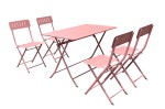 SET BISTRO 4 CHAISES GENOLHAC