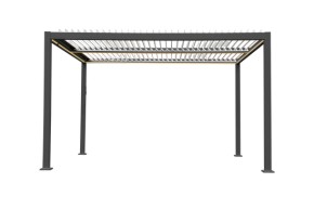 PERGOLA BIOCLIMATIQUE LED SOLAIRE 3X4 M PAUILLAC