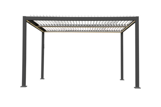 PERGOLA BIOCLIMATIQUE LED SOLAIRE 3X4 M PAUILLAC