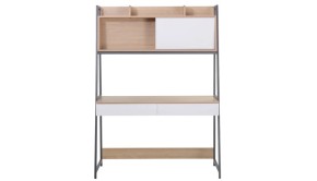 BUREAU 2 TIROIRS ET RANGEMENT EMMA
