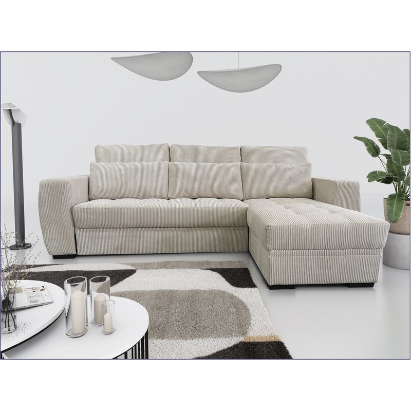 CANAPE D'ANGLE CONVERTIBLE ET REVERSIBLE BALI