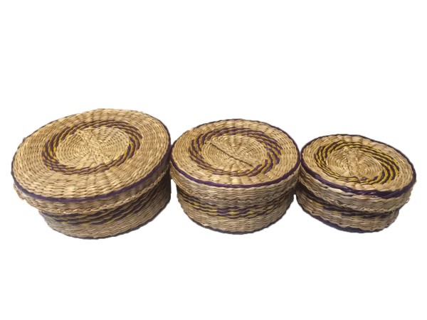 BOITE RONDE JONC