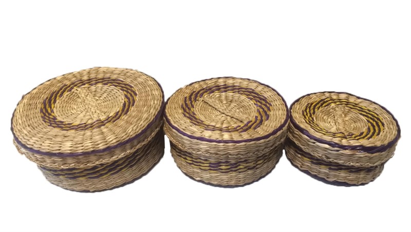 BOITE RONDE JONC