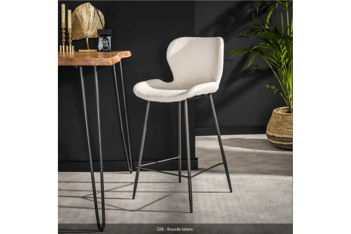 TABOURET DE BAR BOUCLE