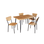 ENSEMBLE TABLE + 4 CHAISES MELANIE