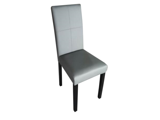 CHAISE DOSSIER BAS SURPIQUEE GRISE