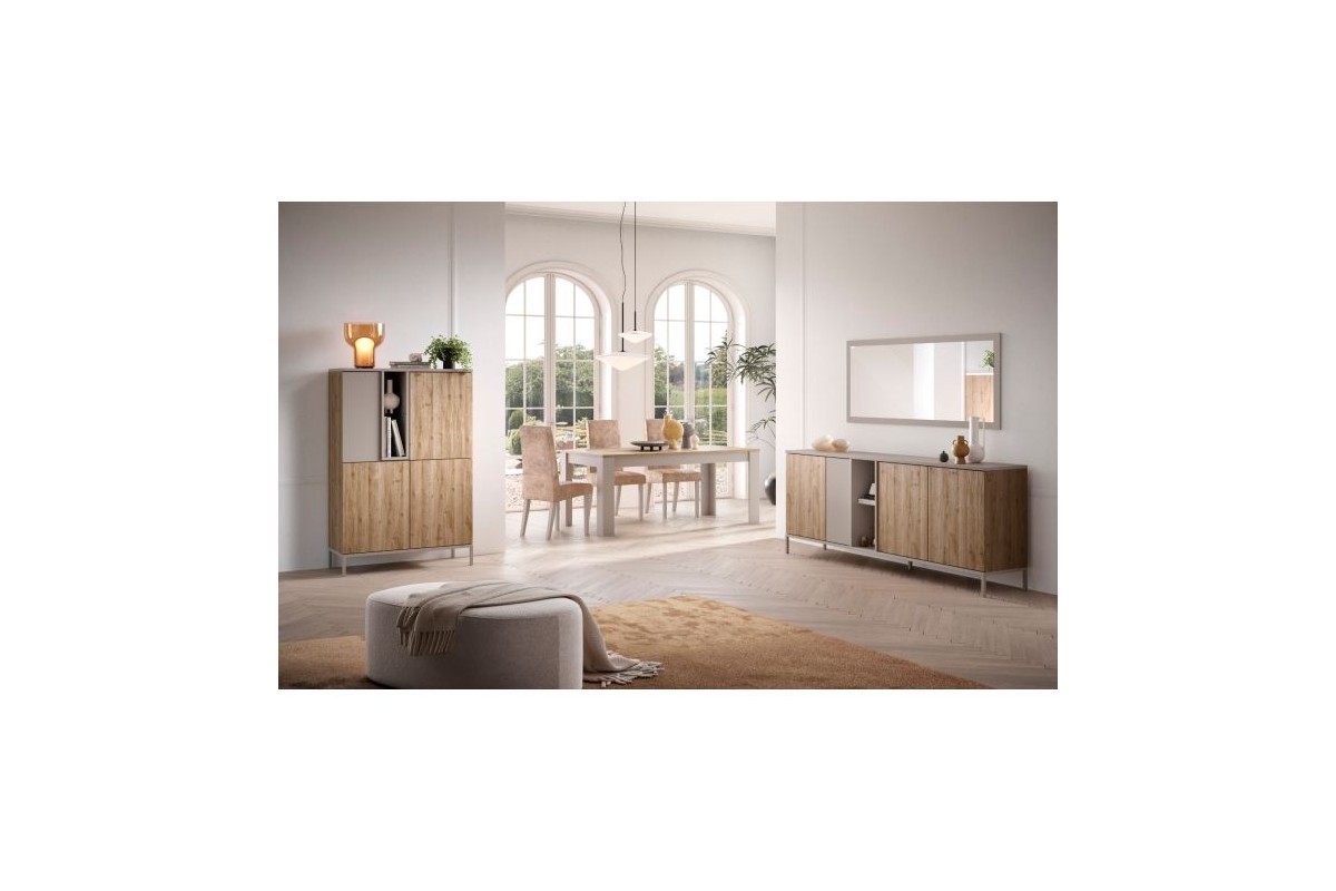 ENFILADE + TABLE + VITRINE COURTNEY