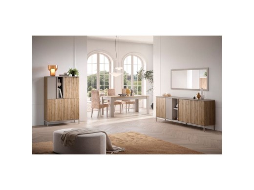 ENFILADE + TABLE + VITRINE COURTNEY