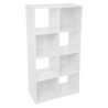 ETAGERE BOIS 8 CASES MIX