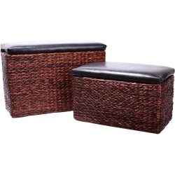 SET DE 2 SIEGES DE RANGEMENT