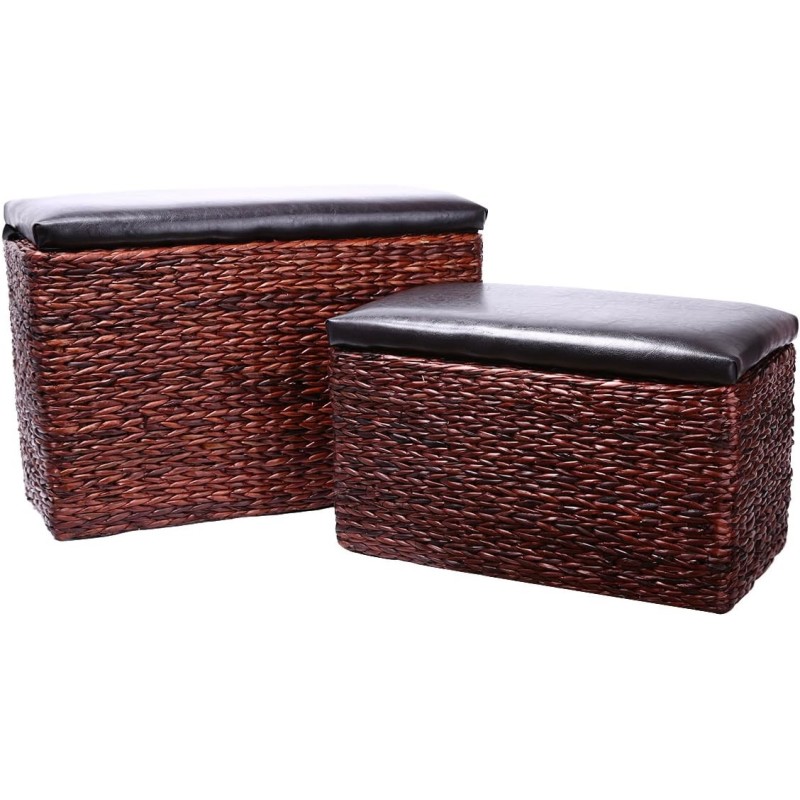 SET DE 2 SIEGES DE RANGEMENT