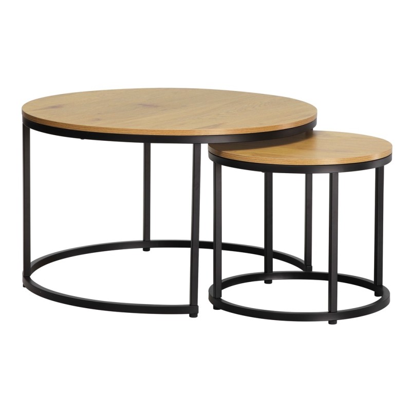 SET DE 2 TABLES BASSES OSLO