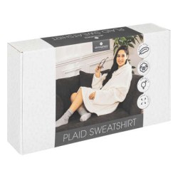 PLAID SWEAT BOUCLETTE