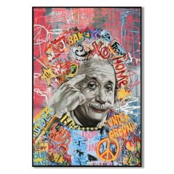 TOILE IMPRIMEE EINSTEIN