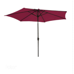 PARASOL DROIT ROND 3M