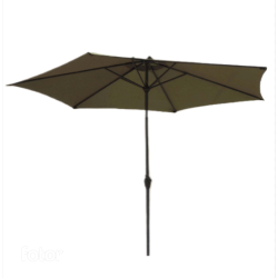 PARASOL DROIT ROND 3M
