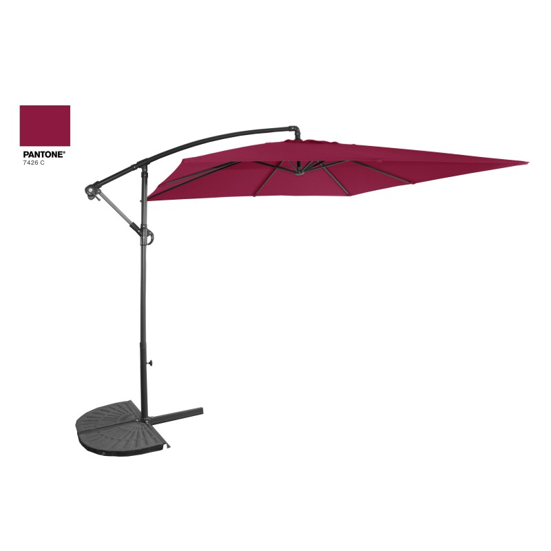 PARASOL EXCENTRE CARRE 2.5M