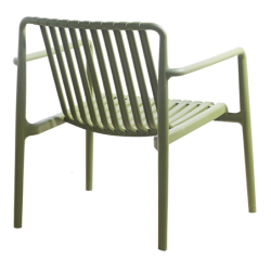 LOT DE 2 FAUTEUILS BAS HUESCA KAKI