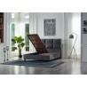 ENSEMBLE LIT-COFFRE + MATELAS 160X200 KENZO