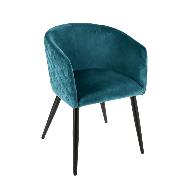 FAUTEUIL DINER VELOURS MARLO