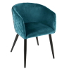 FAUTEUIL DINER VELOURS MARLO
