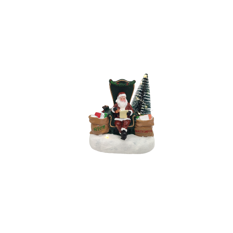 TRONE DU PERE NOEL LED