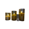 ENSEMBLE 3 BOUGIES LED AVEC TELECOMMANDE