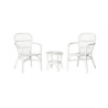 Salon de jardin WHITE RATTAN